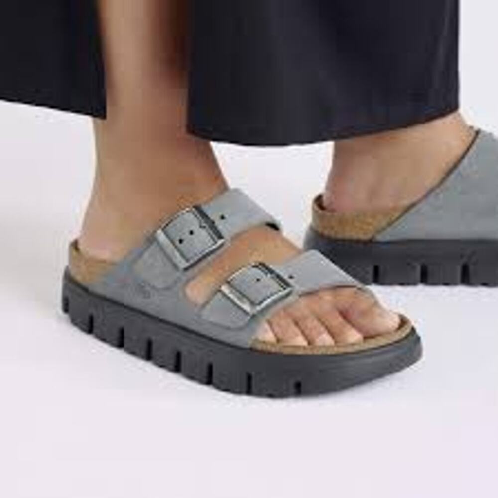 NWT Birkenstock Papillio Arizona Chunky Suede - size 38 (7-7.5)